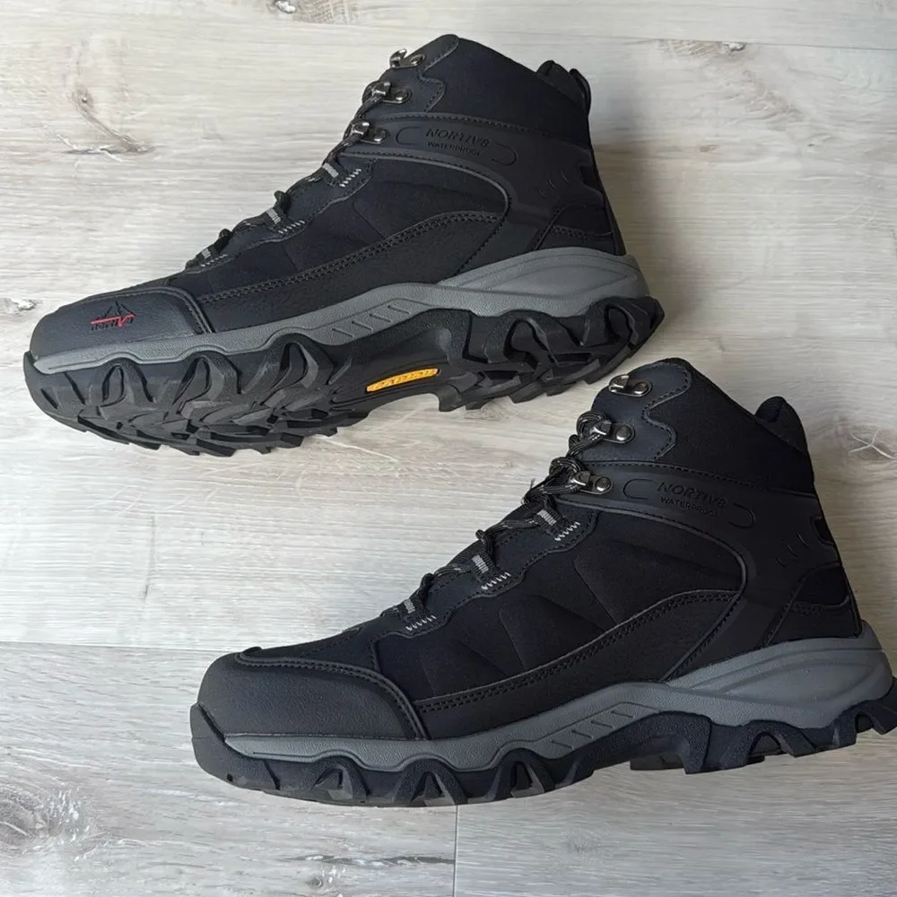 NORTIV 8 Waterproof Hiking Boots MidTrekking Lightweight Mountaineering 9.5‎ NWT